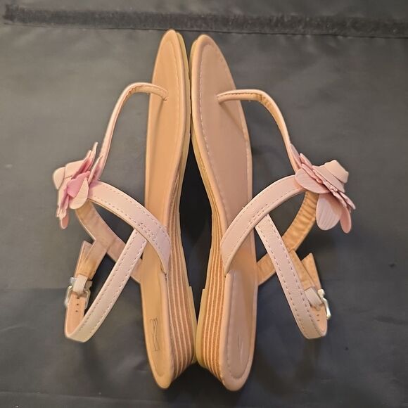 BRAND NEW NY&C FLORAL DESIGN WOMENS THONG SANDALS - Picture 7 of 14